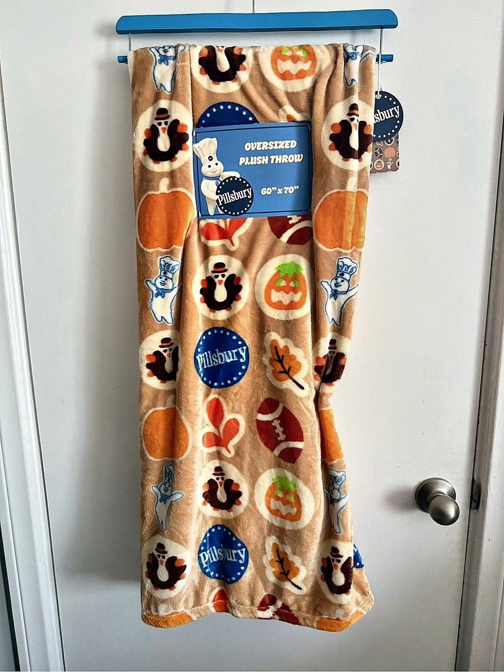 Pillsbury Oversized Plush Throw Holiday 60" x 70" NWT